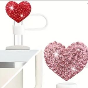 Heart Shaped Straw Covers